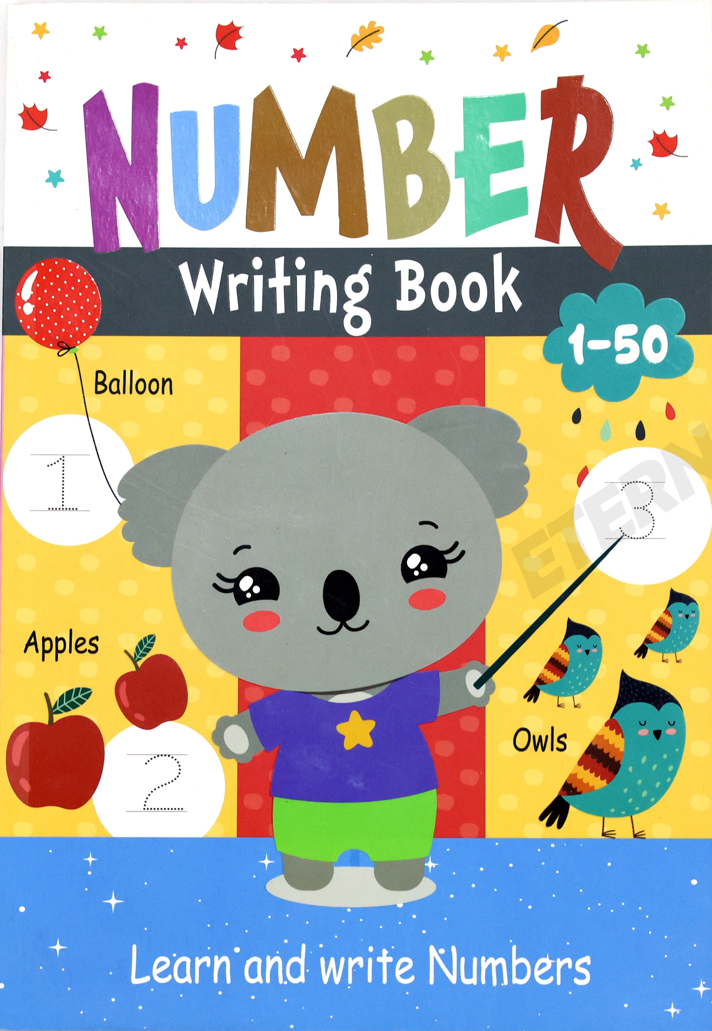 Number Writing Book (1-50)